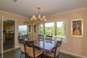 formal dining rm w kitchen